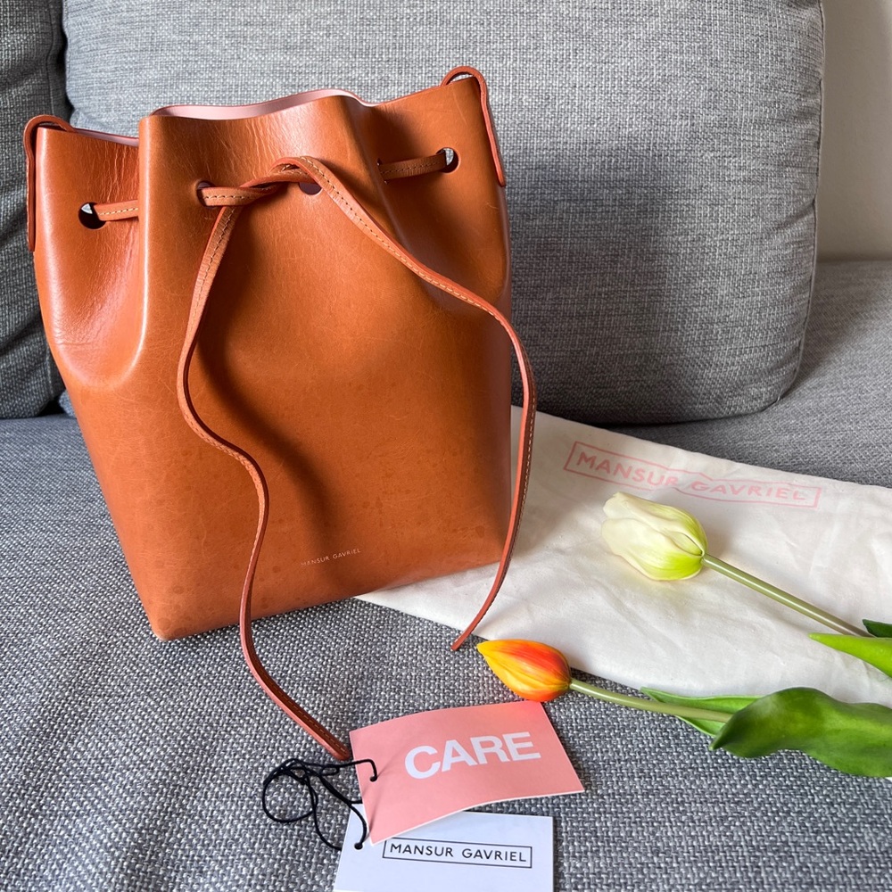 Mansur Gavriel Tan Crossbody Bag